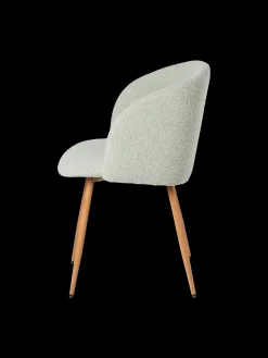Online Søstrene Grene Schweiz Stuhl Mit Bouclé-Stoff Light Green