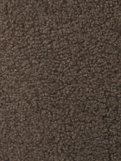 New Søstrene Grene Schweiz Stuhl Mit Teddystoff-Bezug Dark Brown