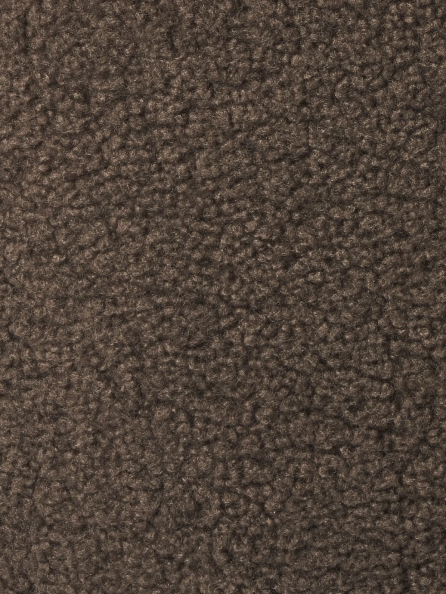 New Søstrene Grene Schweiz Stuhl Mit Teddystoff-Bezug Dark Brown