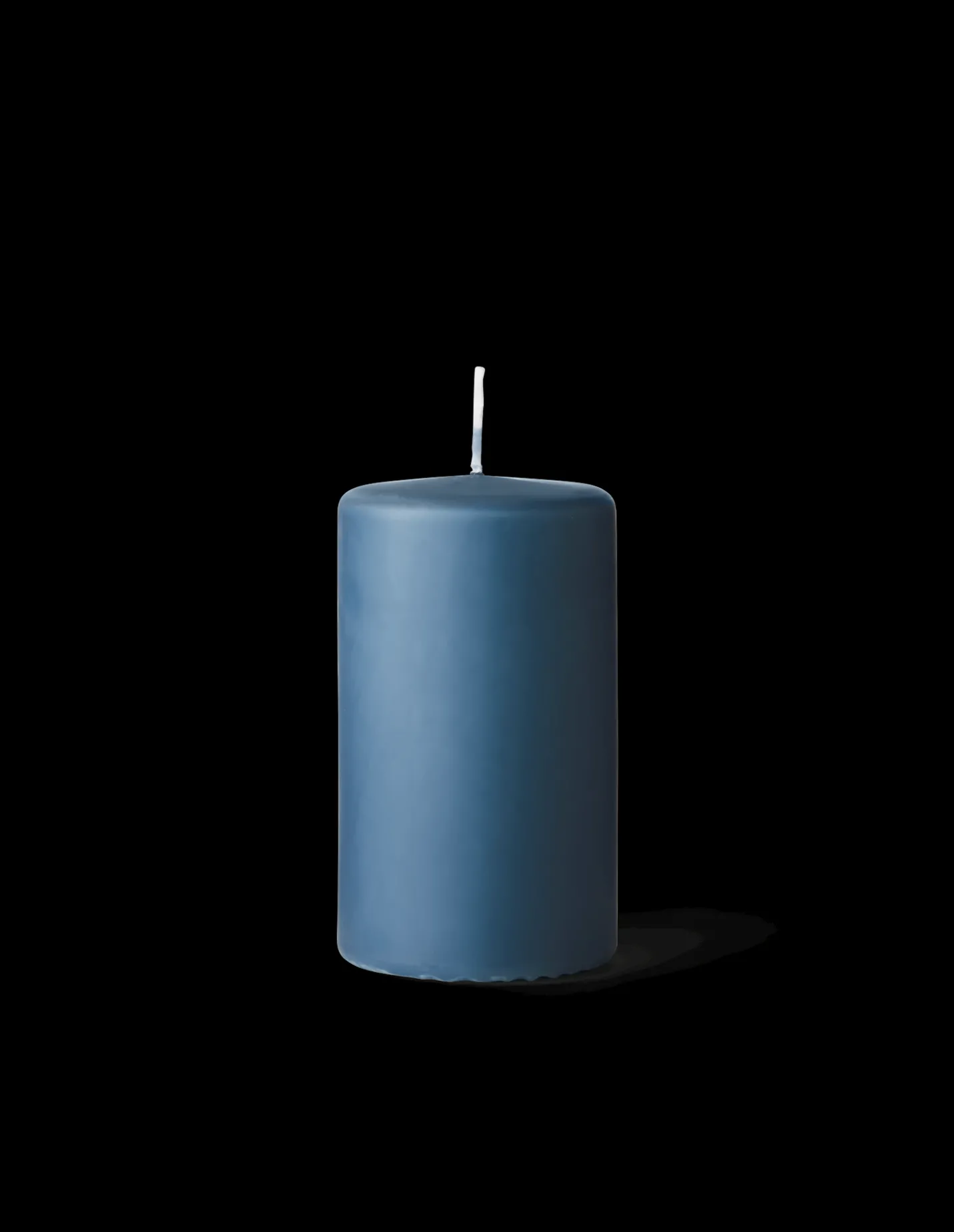 Søstrene Grene Schweiz Stumpenkerze 10 Cm Stone Blue