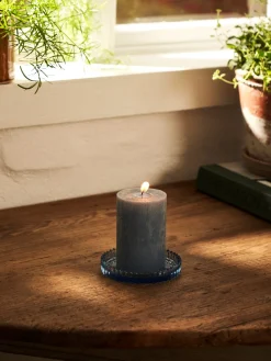 Søstrene Grene Schweiz Stumpenkerze 9 Cm Misty Blue