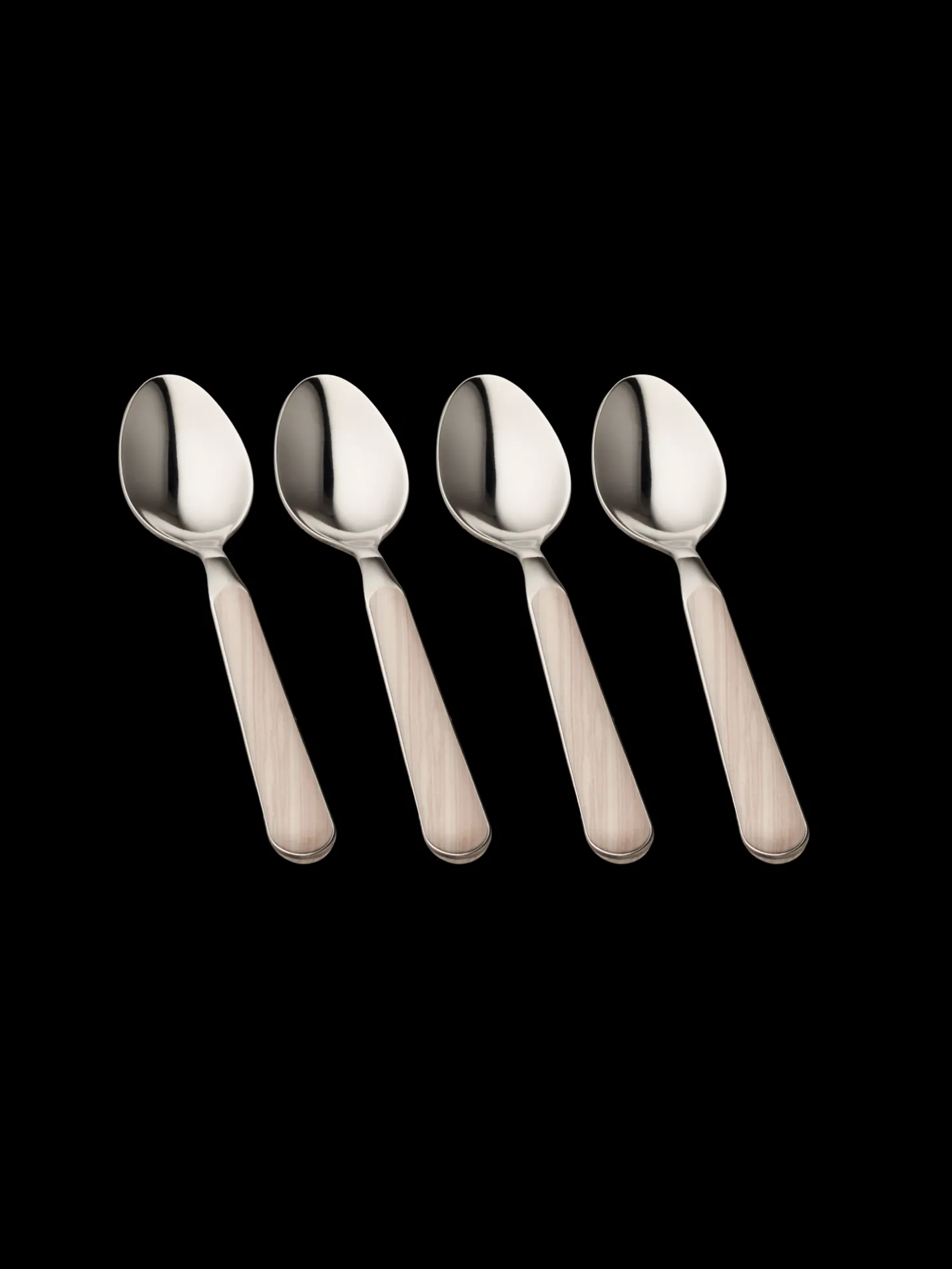 Online Søstrene Grene Schweiz Teelöffel-Set Texture Legno Off White