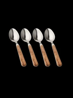 New Søstrene Grene Schweiz Teelöffel-Set Texture Legno Nature