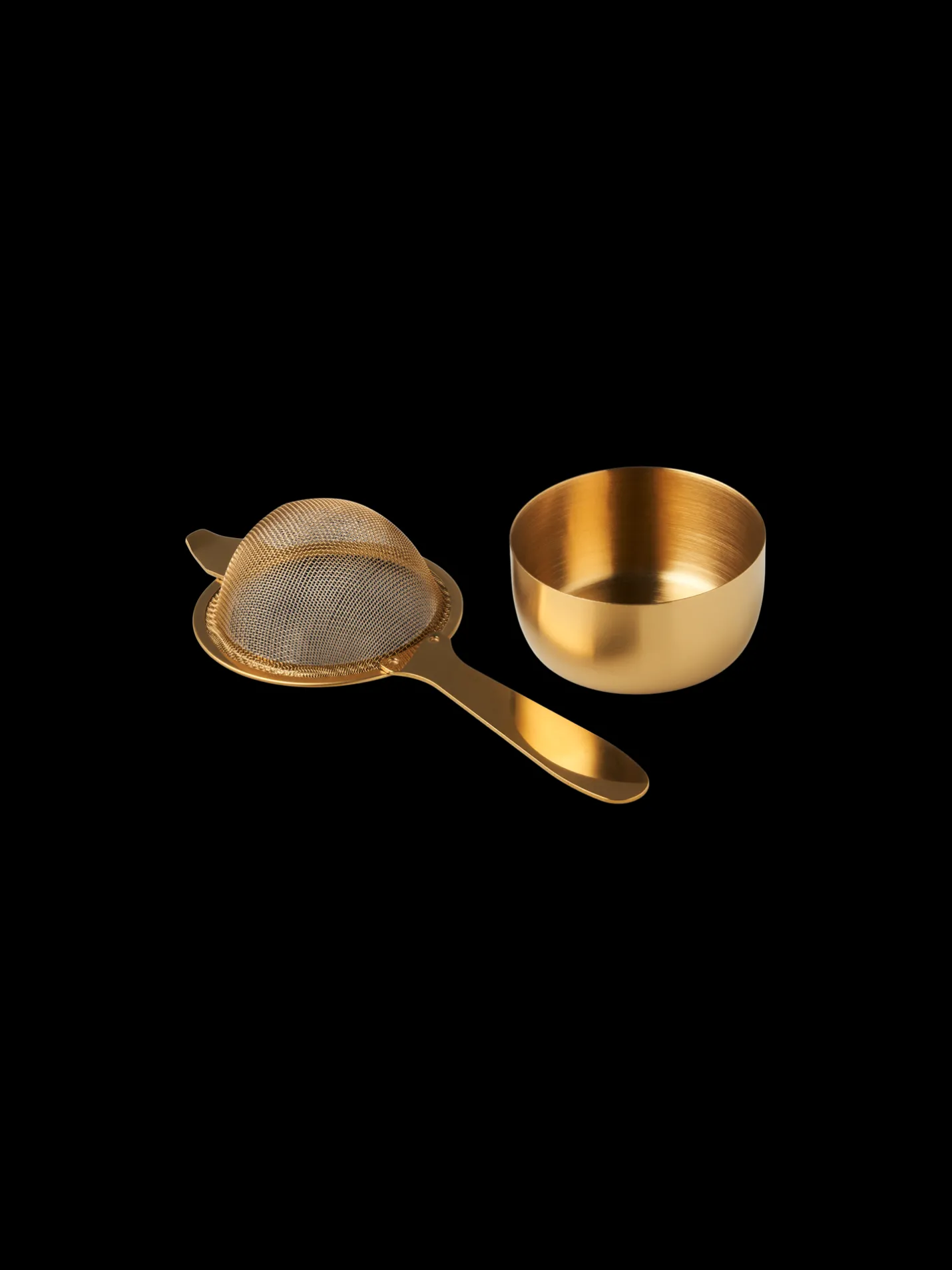 Clearance Søstrene Grene Schweiz Teesieb-Set Brass
