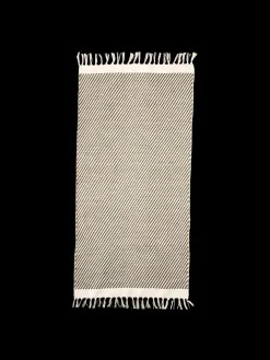 New Søstrene Grene Schweiz Teppich Chocolate Off White
