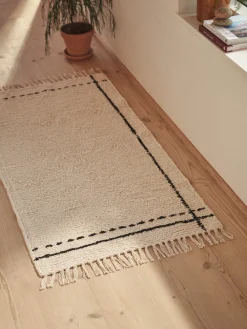 Søstrene Grene Schweiz Teppich 70 X 140 Black
