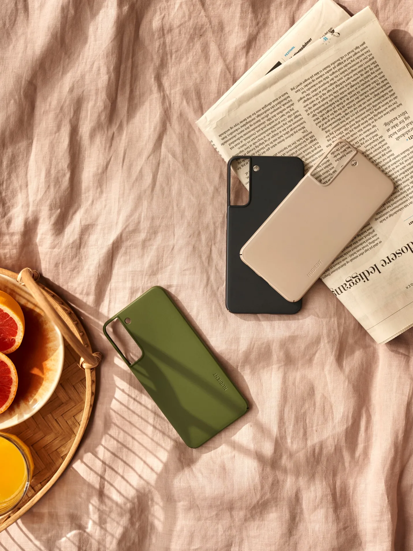 Clearance Søstrene Grene Schweiz Thin Hülle Samsung S22 Plus Moss Green