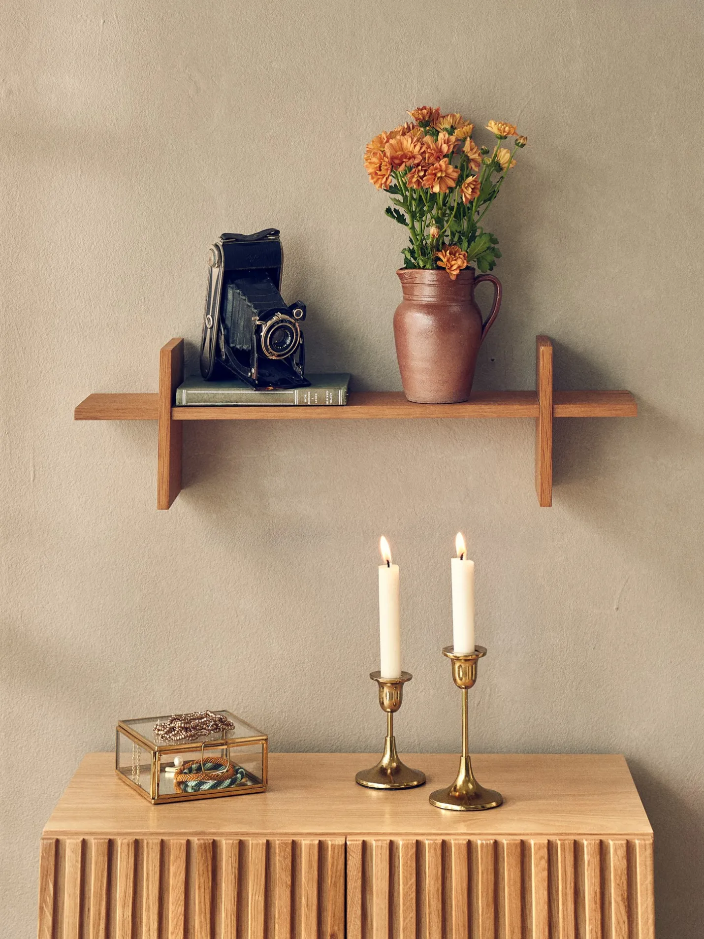 Outlet Søstrene Grene Schweiz Wandregal Medium Wood