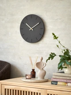 Discount Søstrene Grene Schweiz Wanduhr Gunpowder Ø28 Sand