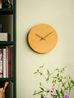 Best Søstrene Grene Schweiz Wanduhr Shape Ø28 Yellow