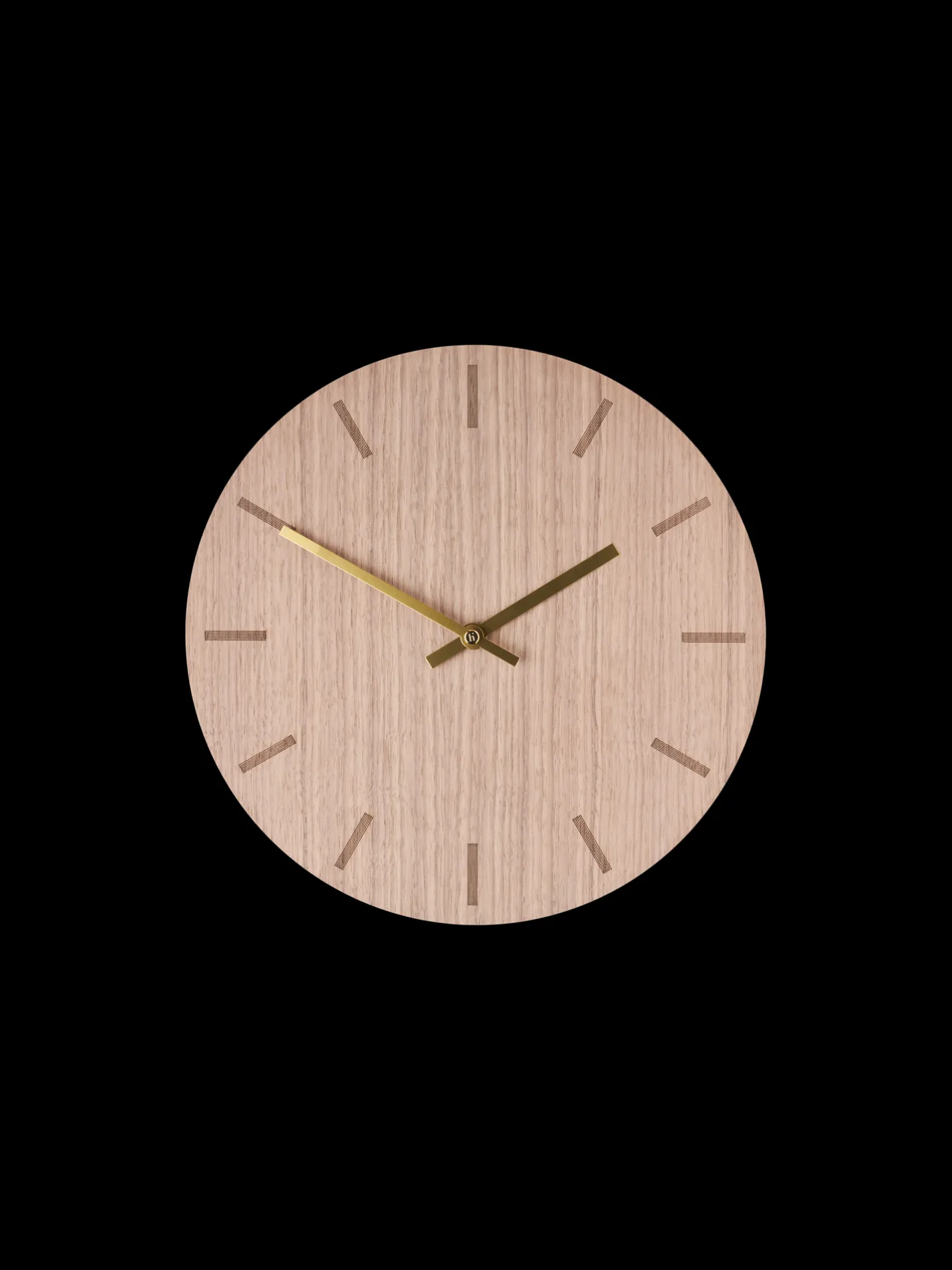 Søstrene Grene Schweiz Wanduhr Walnut Ø28 Dark Wood
