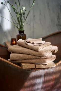 Clearance Søstrene Grene Schweiz Waschlappen 4er-Pack Warm Grey