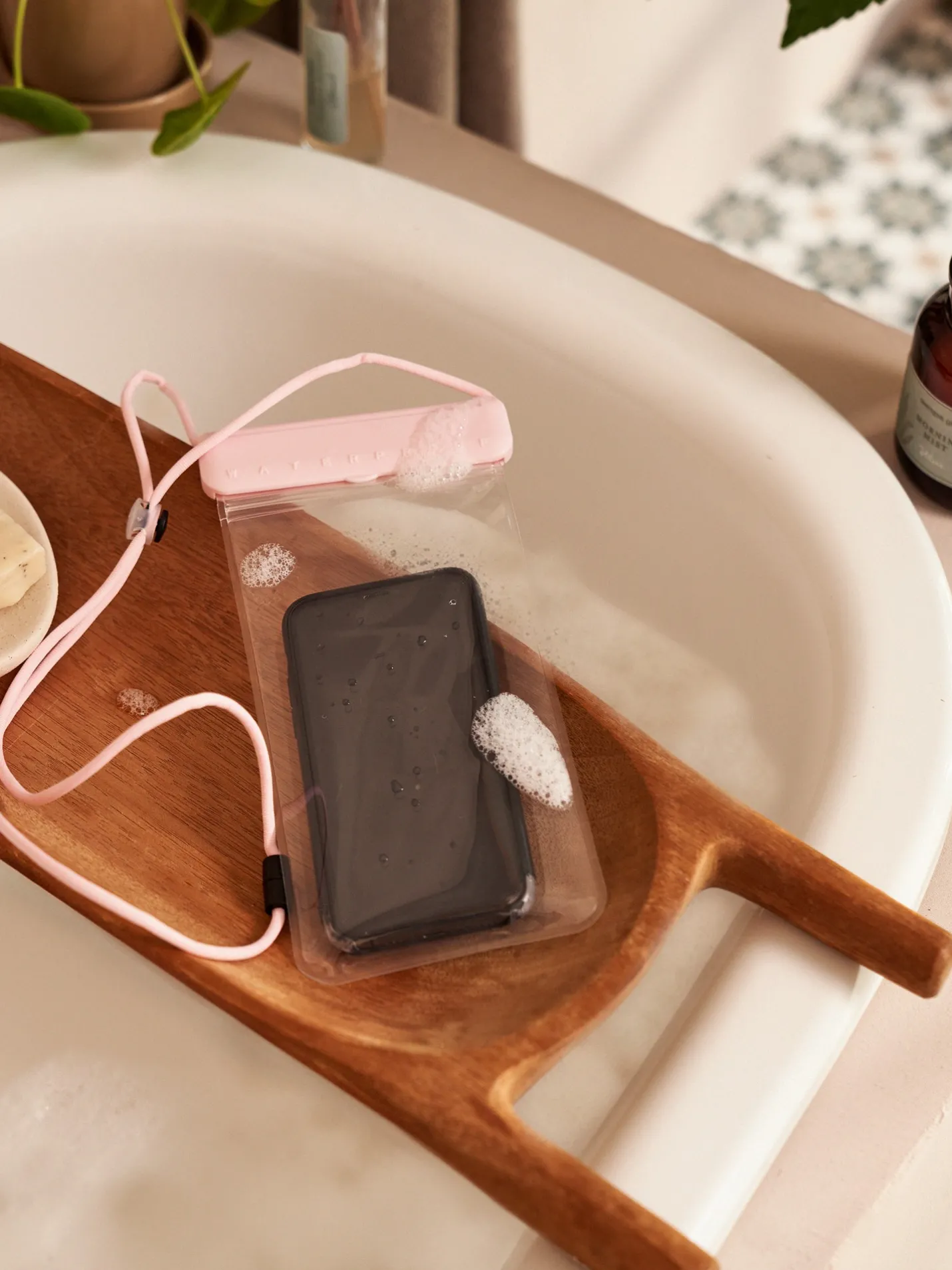 Sale Søstrene Grene Schweiz Wasserdichte Handytasche Rose