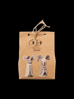 Outlet Søstrene Grene Schweiz Weihnachtsmäuse DIY-Set Grey