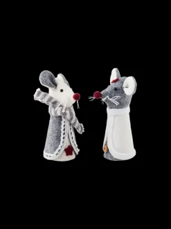 Outlet Søstrene Grene Schweiz Weihnachtsmäuse DIY-Set Grey