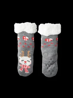 Søstrene Grene Schweiz Weihnachtssocken Für Kinder 27/30 Anthracite