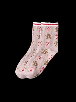 Outlet Søstrene Grene Schweiz Weihnachtssocken Für Kinder 31/34 Cherry Red