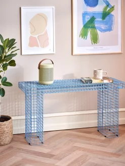 Søstrene Grene Schweiz WIRE BENCH Bank Smokey Blue