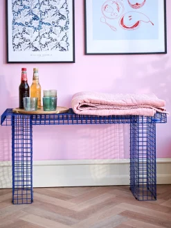 Outlet Søstrene Grene Schweiz WIRE BENCH Bank Navy