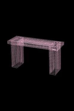 New Søstrene Grene Schweiz WIRE BENCH Bank Rose