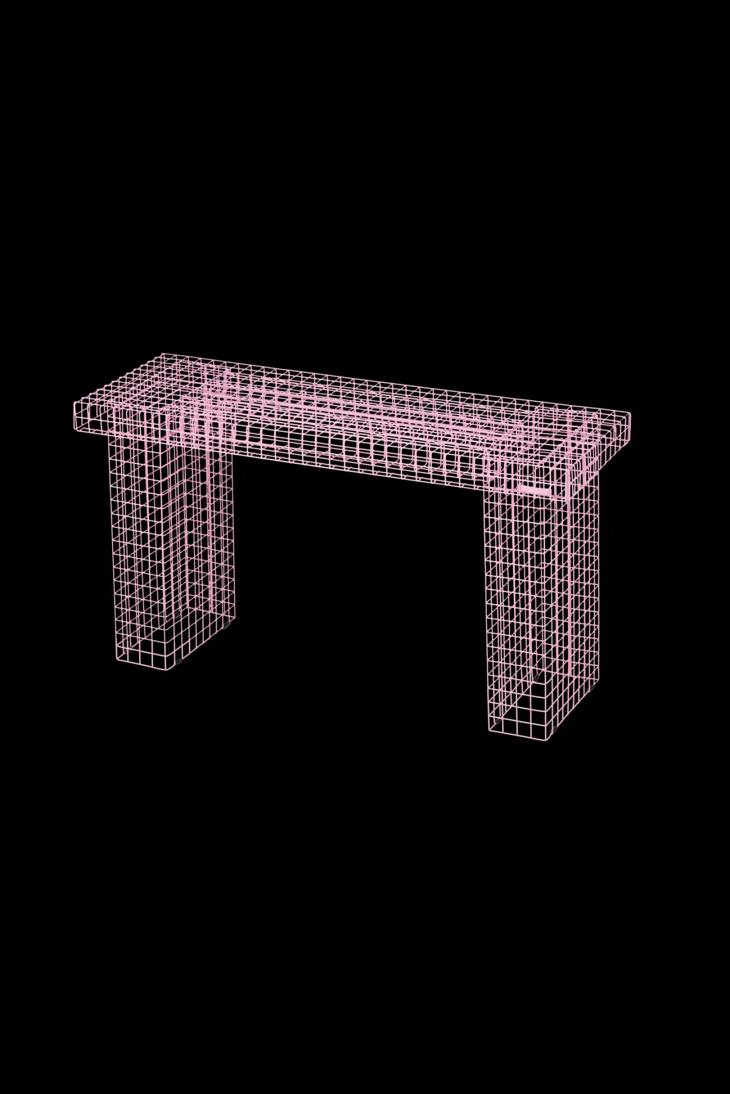 New Søstrene Grene Schweiz WIRE BENCH Bank Rose