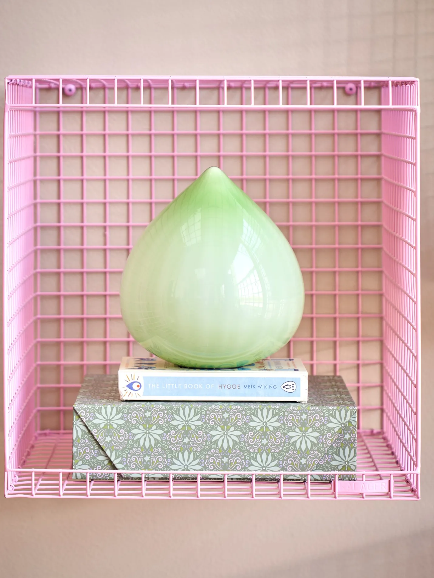 Søstrene Grene Schweiz WIRE CUBIC Würfelregal Rose
