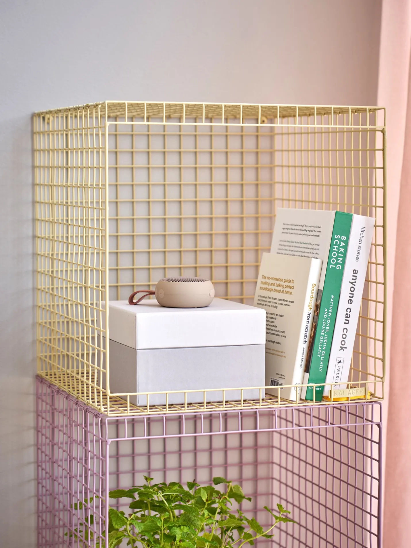 New Søstrene Grene Schweiz WIRE CUBIC Würfelregal Camel