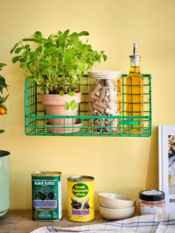 Sale Søstrene Grene Schweiz WIRE SHELF Wandregal Green
