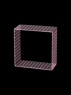 Best Søstrene Grene Schweiz WIRE SQUARE Wandregal Rose
