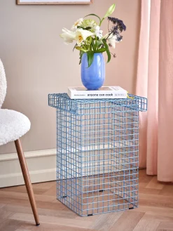 Søstrene Grene Schweiz WIRE STOOL Hocker Smokey Blue
