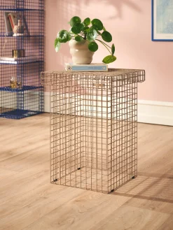Best Søstrene Grene Schweiz WIRE STOOL Hocker Camel