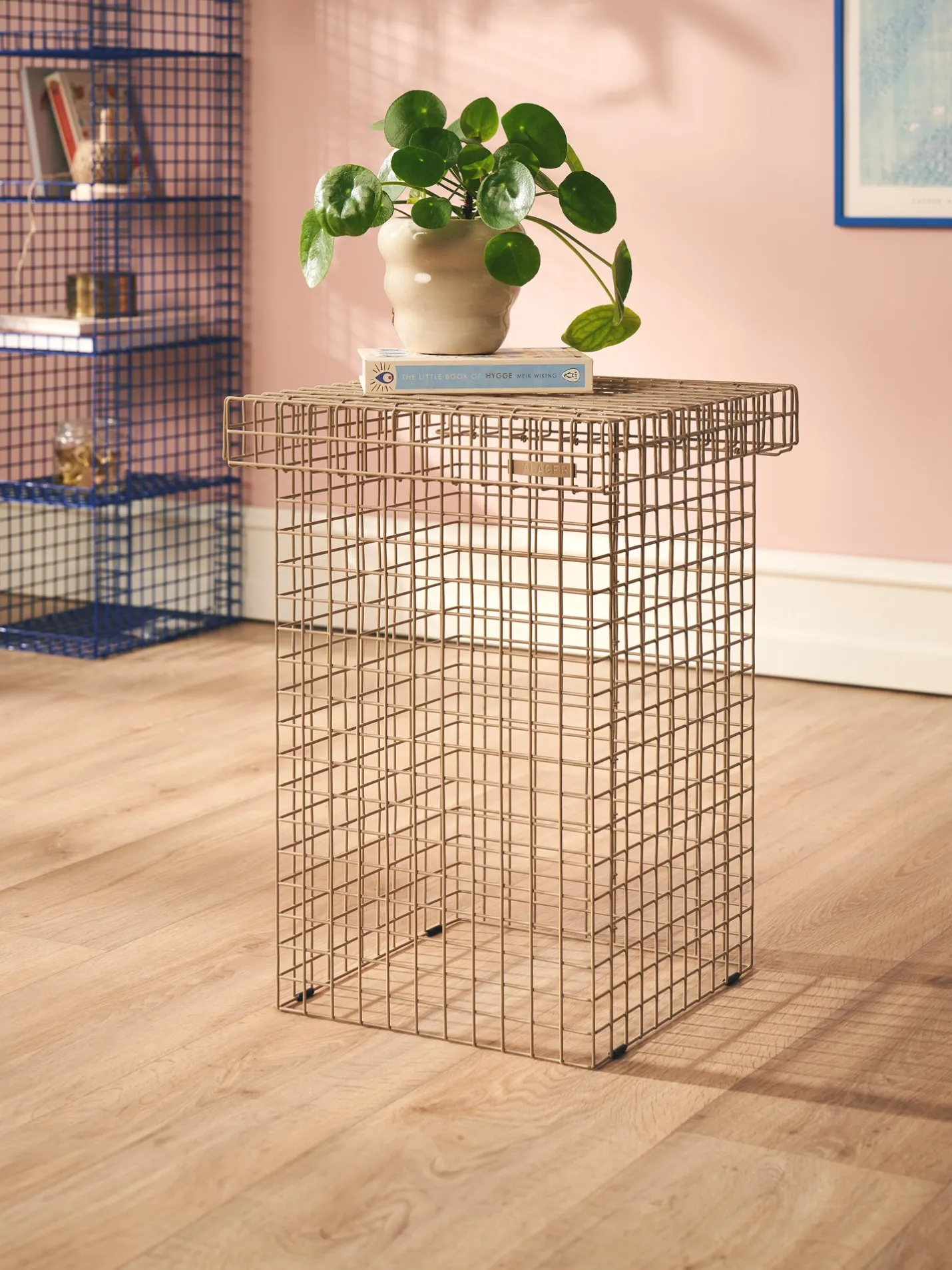 Best Søstrene Grene Schweiz WIRE STOOL Hocker Camel