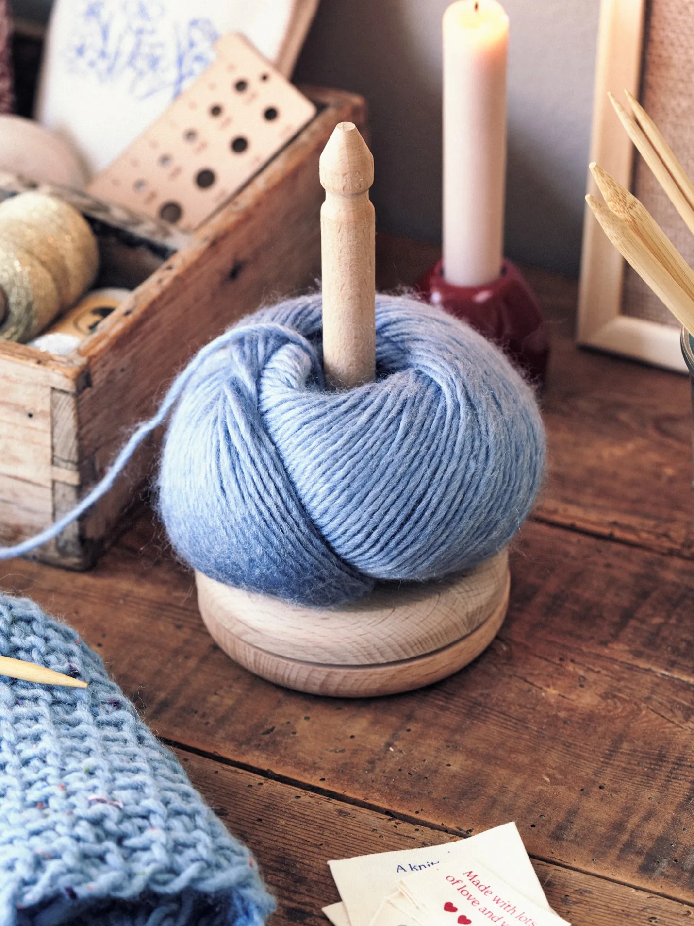 Søstrene Grene Schweiz Woll-Bambus-Garn Smokey Blue