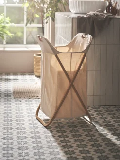 New Søstrene Grene Schweiz Wäschekorb Off White